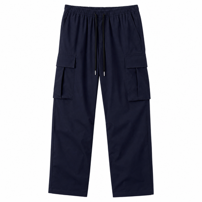 Pantalons cargo décontractés pour homme avec cordon de serrage, été