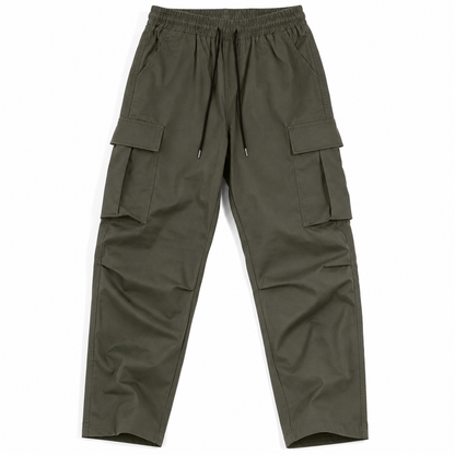 Pantalons cargo décontractés pour homme avec cordon de serrage, été