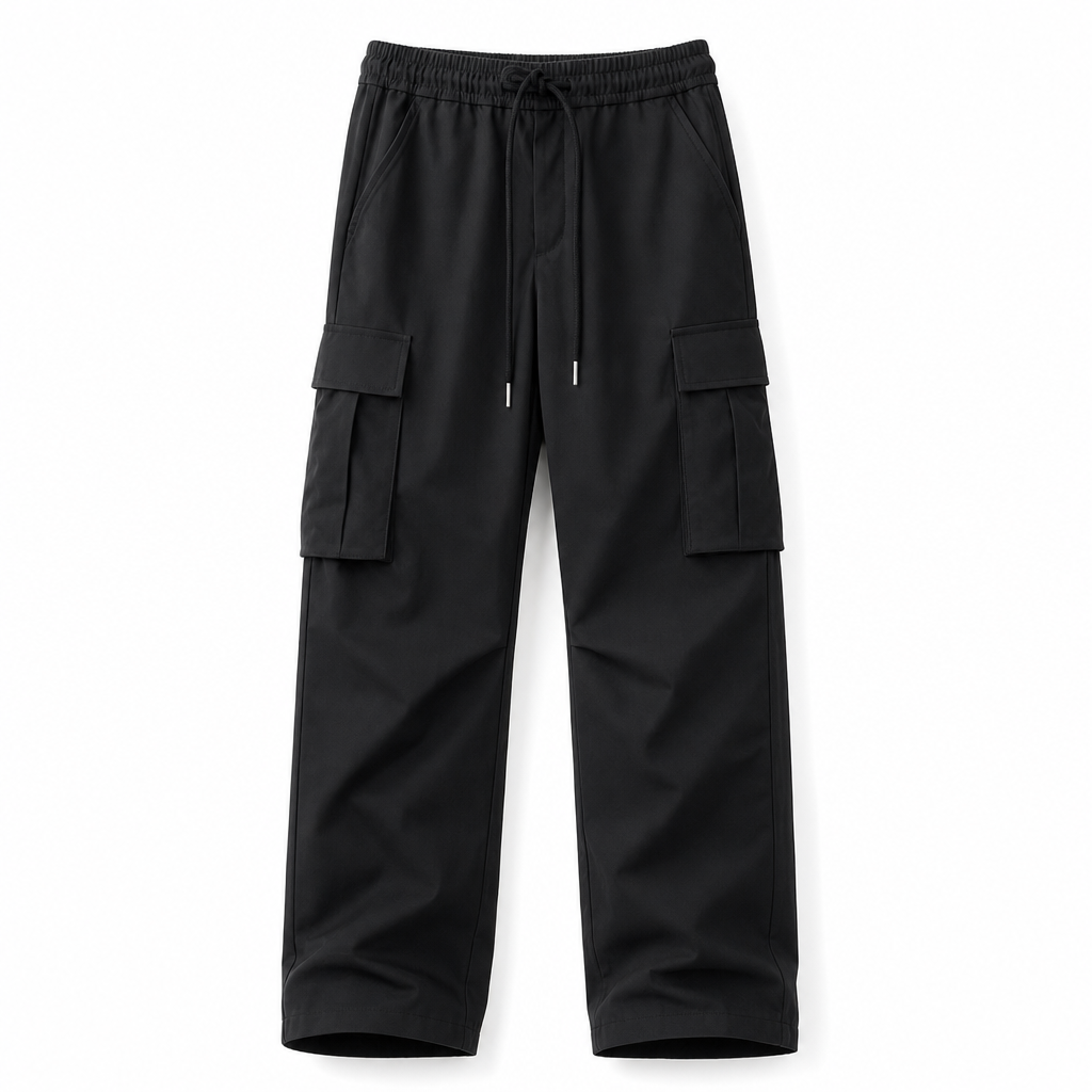 Pantalons cargo décontractés pour homme avec cordon de serrage, été