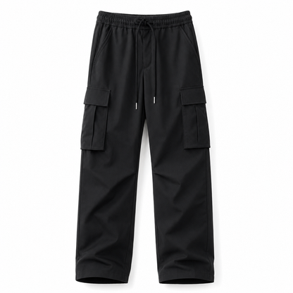 Pantalons cargo décontractés pour homme avec cordon de serrage, été