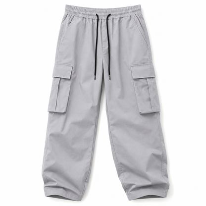 Pantalons cargo décontractés pour homme avec cordon de serrage, été