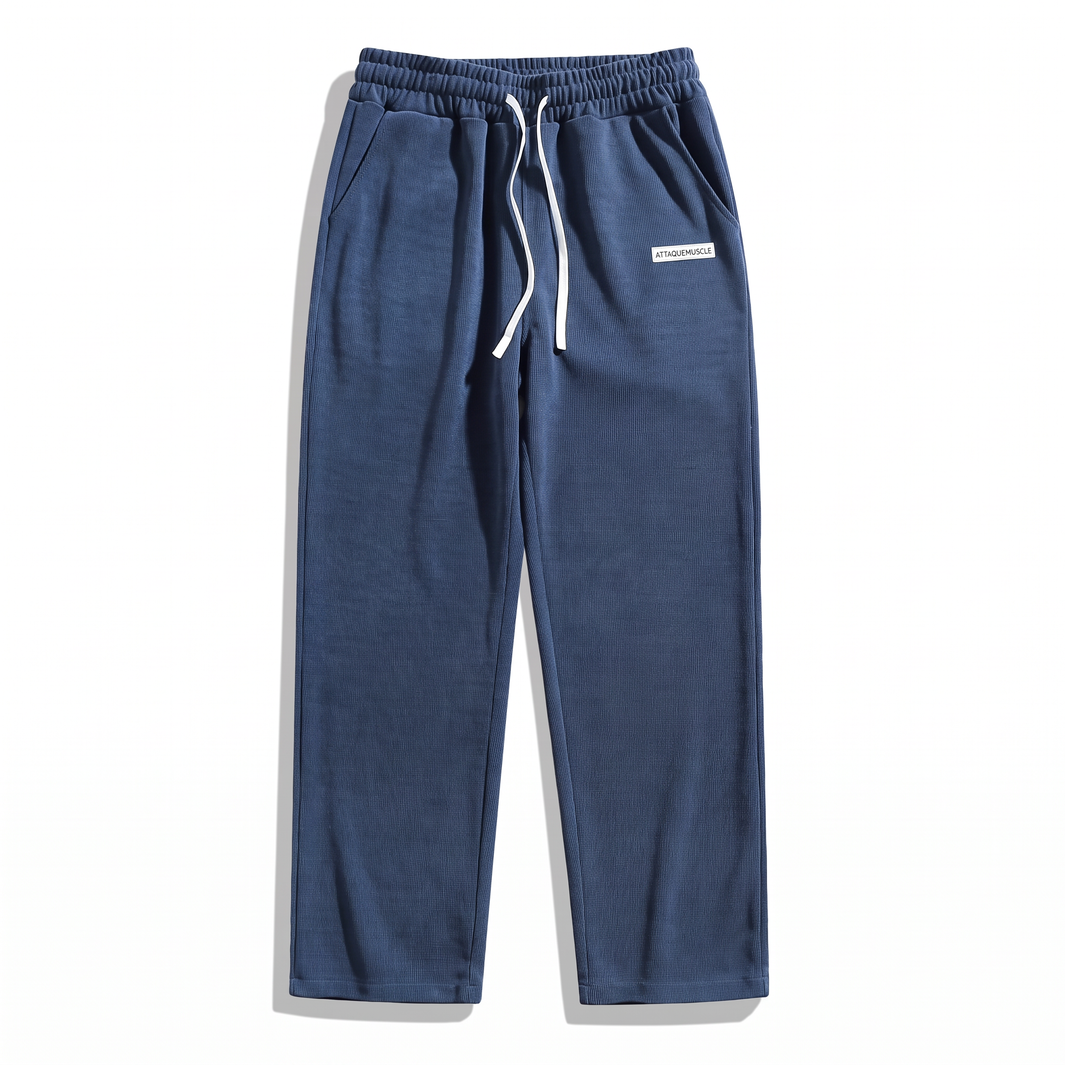 Pantalon en velours côtelé droit décontracté pour homme