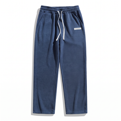 Pantalon en velours côtelé droit décontracté pour homme