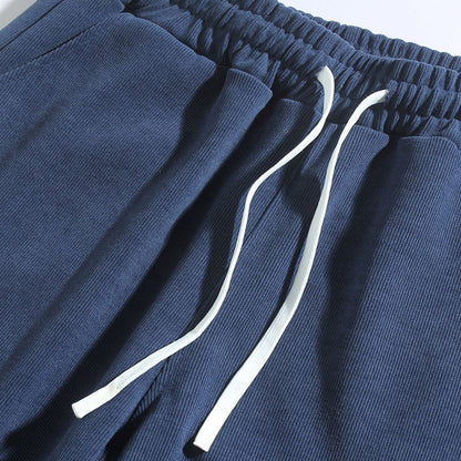 Pantalon en velours côtelé droit décontracté pour homme