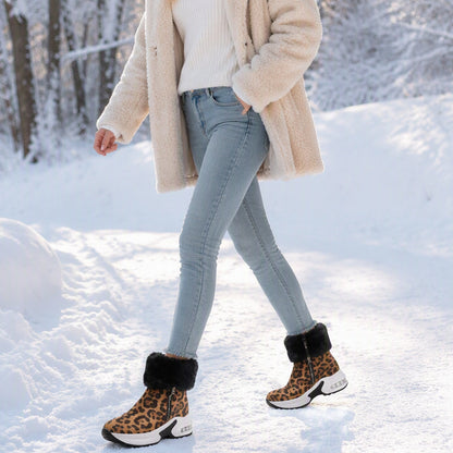 Bottes de neige antidérapantes et chaudes pour femme, pour l'hiver