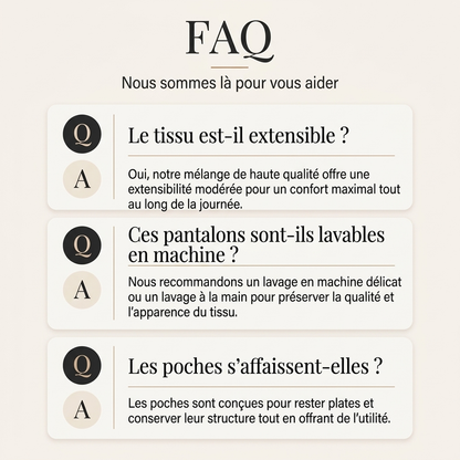 Pantalon taille haute à jambes larges pour femme