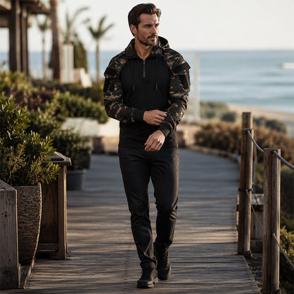 Veste tactique respirante pour homme, adaptée aux activités extérieures