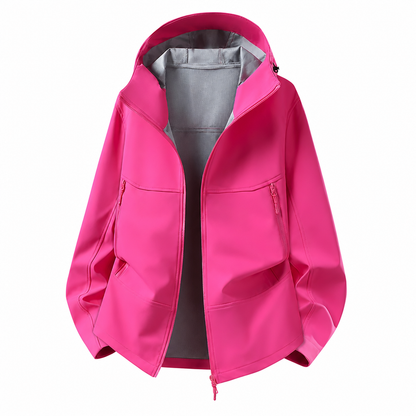 Veste softshell à capuche unisexe pour l'extérieur