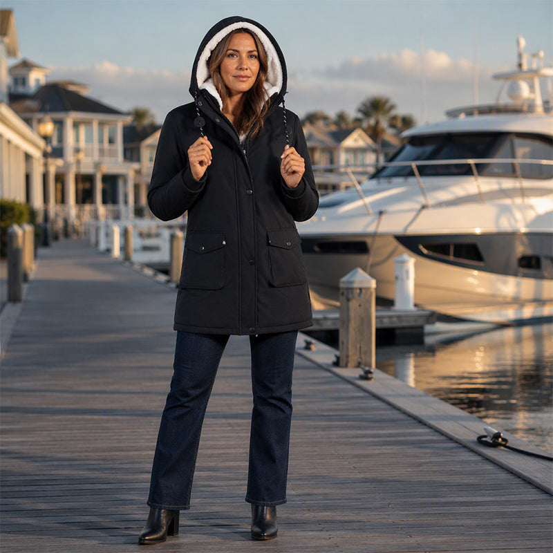 Parka chaude et confortable pour femme