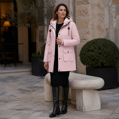 Parka chaude et confortable pour femme