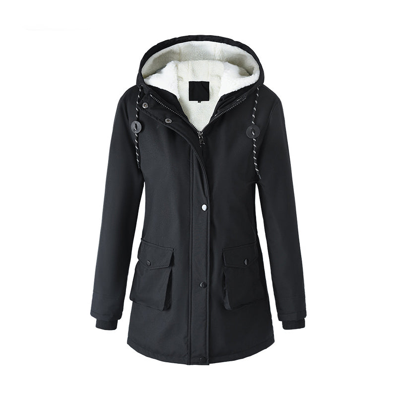 Parka chaude et confortable pour femme