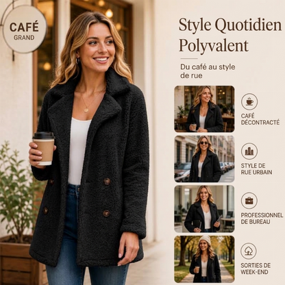 Veste d'hiver chaude et confortable pour femme