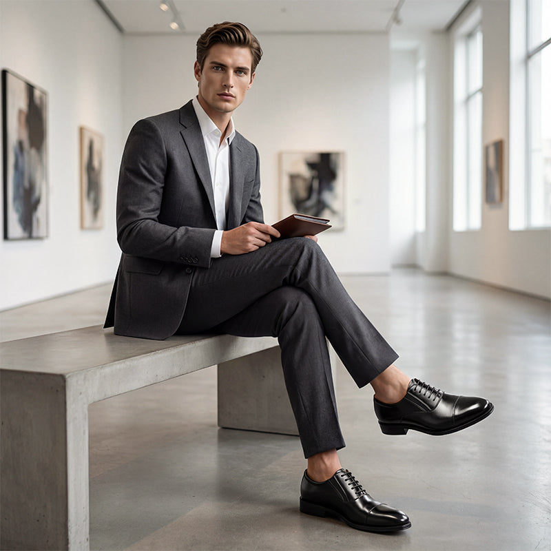 Chaussures en cuir formelles de business pour hommes gentlemen