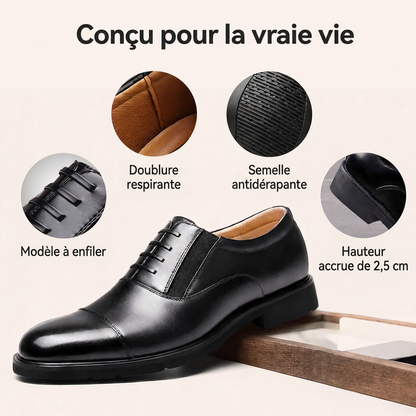 Chaussures en cuir formelles de business pour hommes gentlemen