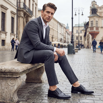 Chaussures en cuir formelles de business pour hommes gentlemen