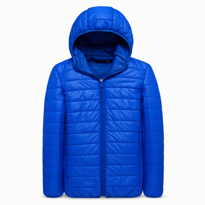 Manteau d'hiver court décontracté en coton matelassé à capuche et léger pour homme, grande taille