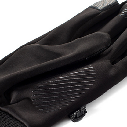 Gants doublés chauds et coupe-vent pour homme, avec bouts des doigts compatibles avec écran tactile