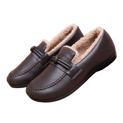 Chaussures femme chaudes d'hiver à enfiler