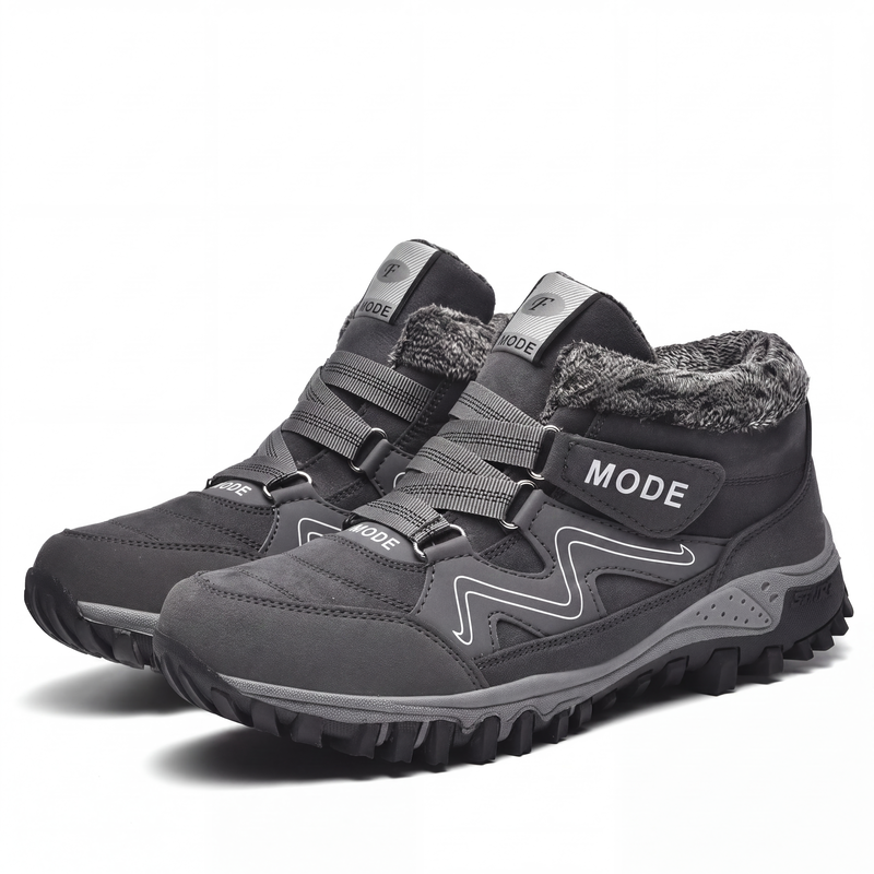 Bottines de cheville thermiques d'hiver unisexes pour l'extérieur