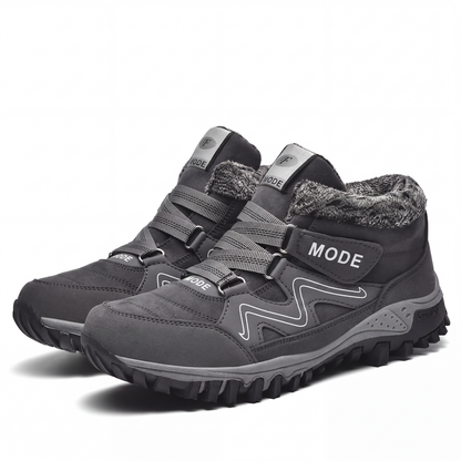 Bottines de cheville thermiques d'hiver unisexes pour l'extérieur
