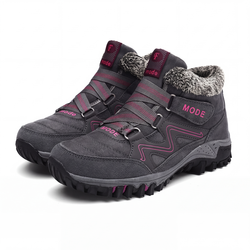Bottines de cheville thermiques d'hiver unisexes pour l'extérieur