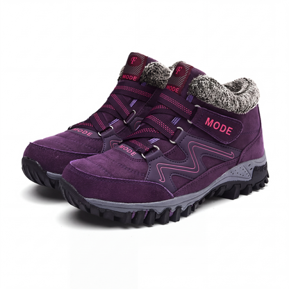 Bottines de cheville thermiques d'hiver unisexes pour l'extérieur