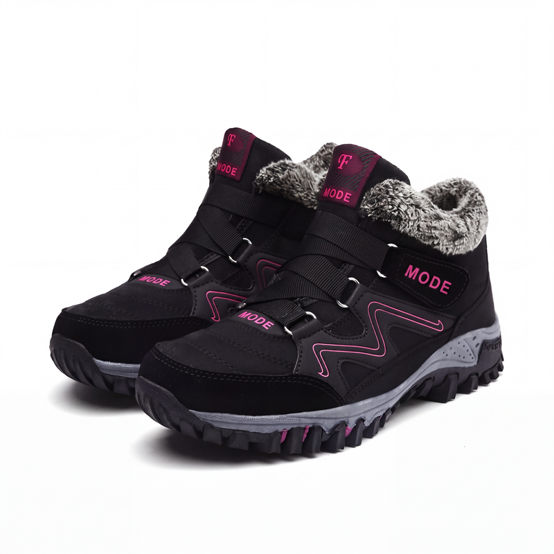 Bottines de cheville thermiques d'hiver unisexes pour l'extérieur