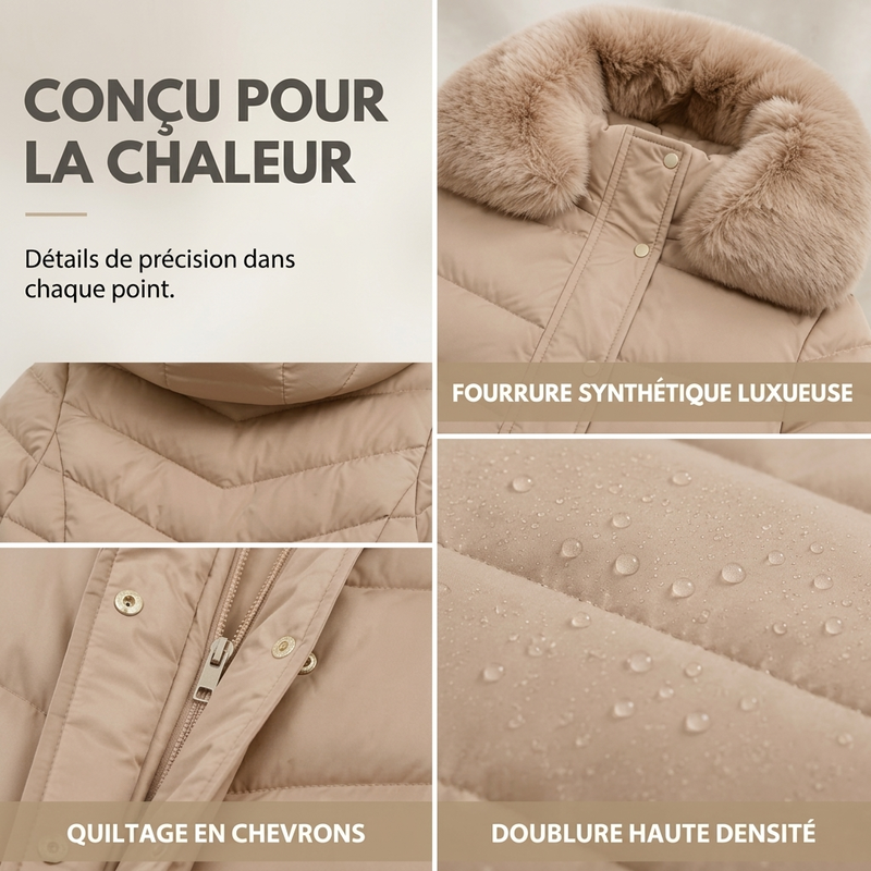 💖Soldes ! Prix cassés💖Parka d'hiver ultra chaude