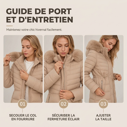 💖Soldes ! Prix cassés💖Parka d'hiver ultra chaude