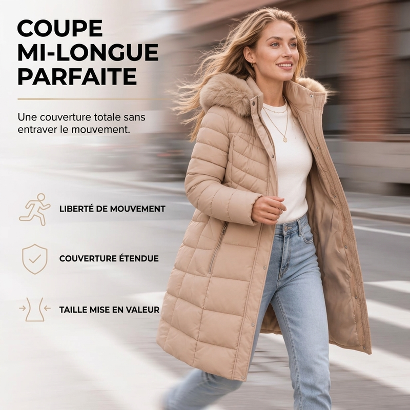 💖Soldes ! Prix cassés💖Parka d'hiver ultra chaude
