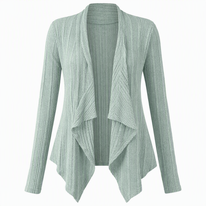 Cardigan en maille à manches longues et coupe ample pour femme