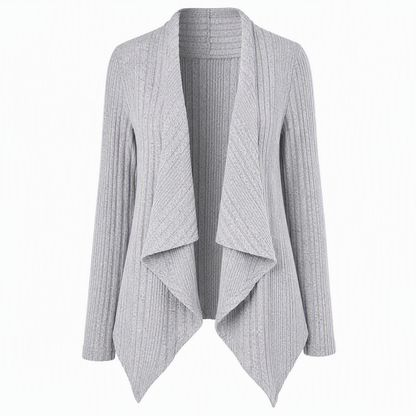 Cardigan en maille à manches longues et coupe ample pour femme