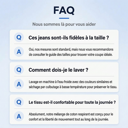 Jeans large à coupe asymétrique superposée tendance pour femmes
