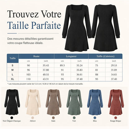 Rocket-culotte à col carré pour femme avec poches