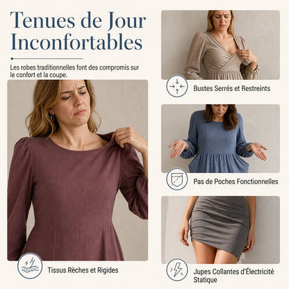 Rocket-culotte à col carré pour femme avec poches
