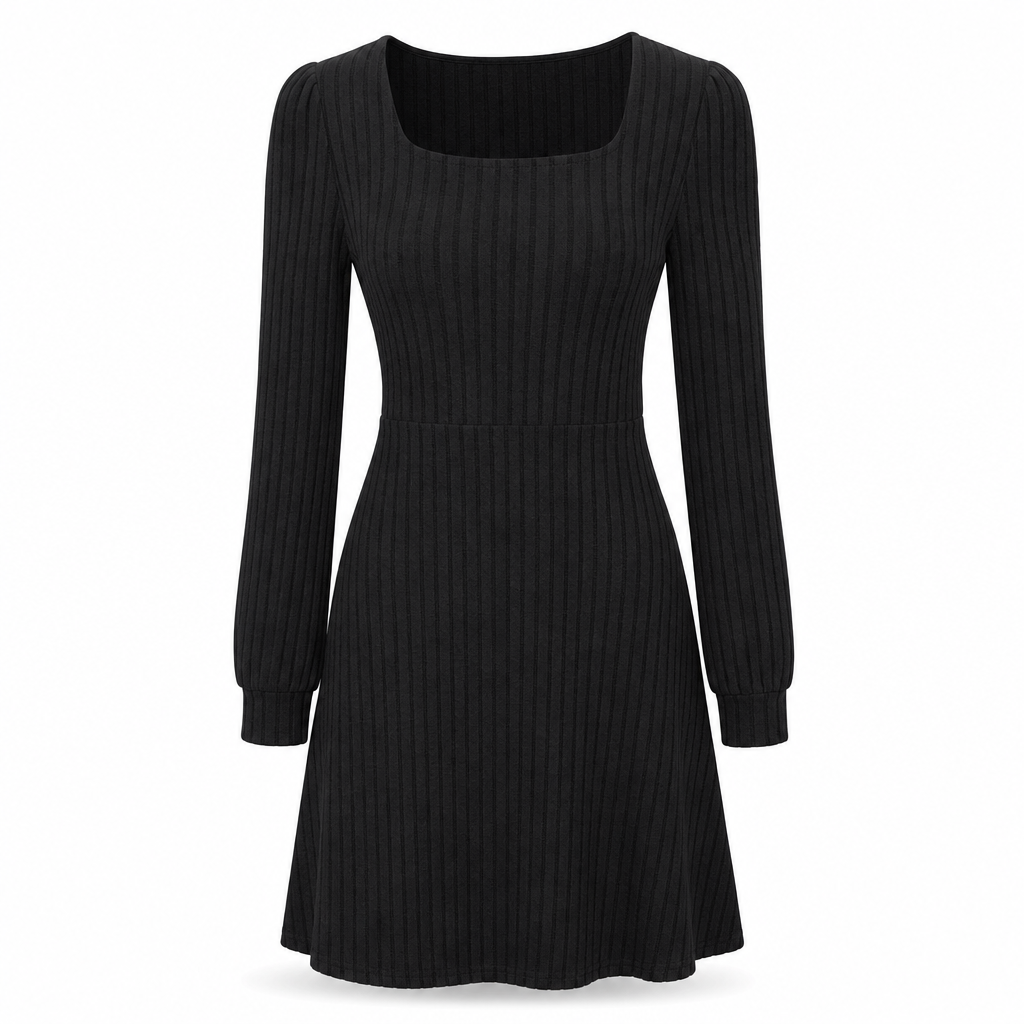 Rocket-culotte à col carré pour femme avec poches