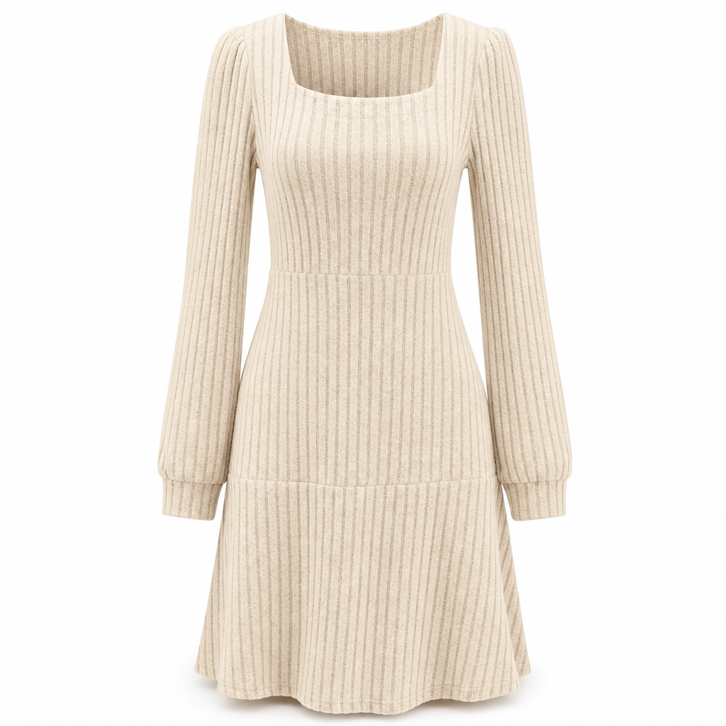 Rocket-culotte à col carré pour femme avec poches