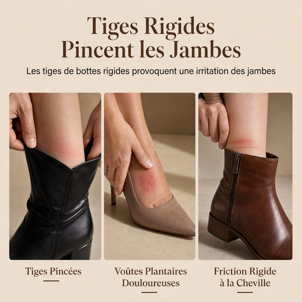 Bottines à talons aiguilles et bout pointu pour femme