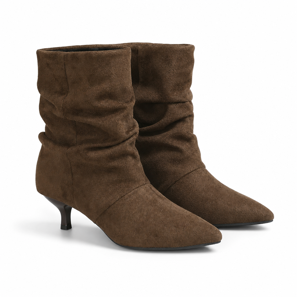 Bottines à talons aiguilles et bout pointu pour femme