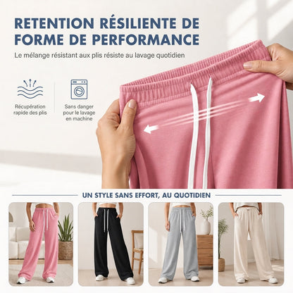 Pantalon de survêtement décontracté ample à jambes larges pour femmes