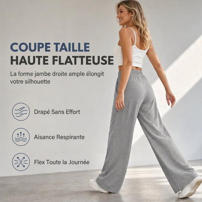 Pantalon de survêtement décontracté ample à jambes larges pour femmes