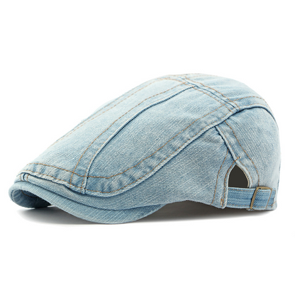 🔥 Nouveautés 2026 | 💸 Casquette newsboy en denim unisexe