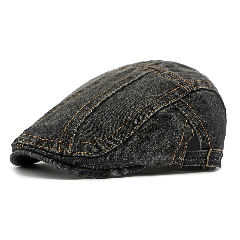 🔥 Nouveautés 2026 | 💸 Casquette newsboy en denim unisexe