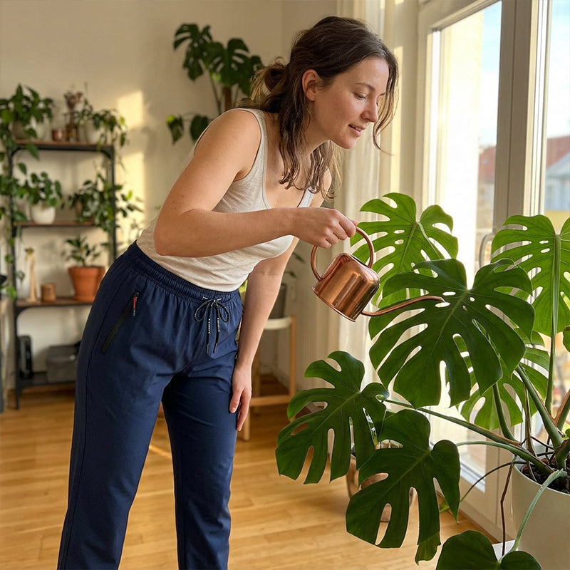 👖 50% DE RÉDUCTION 💨 Pantalon de sport taille haute léger pour femme – Flexible, respirant & parfait pour le yoga – Idéal pour le fitness ou les journées actives – confortable et élégant 🧘‍♀️✨