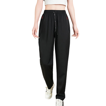 👖 50% DE RÉDUCTION 💨 Pantalon de sport taille haute léger pour femme – Flexible, respirant & parfait pour le yoga – Idéal pour le fitness ou les journées actives – confortable et élégant 🧘‍♀️✨