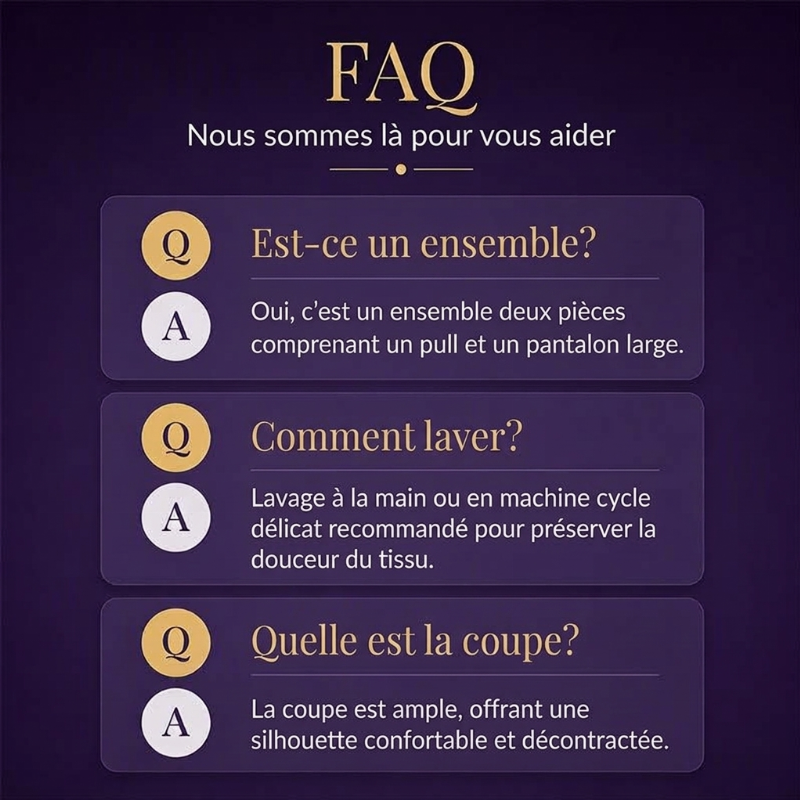 Ensemble haut à manches courtes en velours et pantalon large pour femme