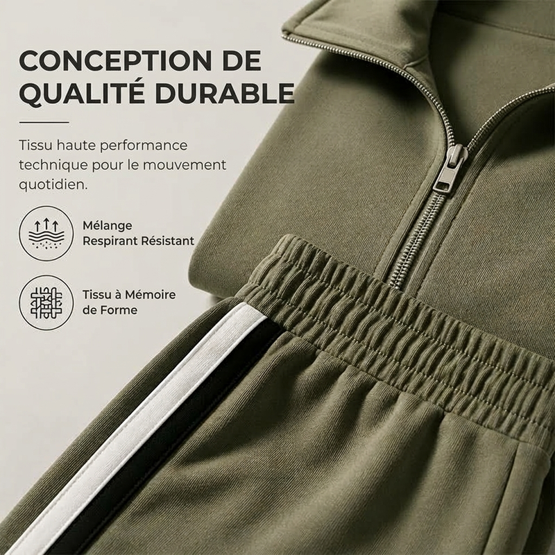 Ensemble sweat décontracté et pantalon large pour femme