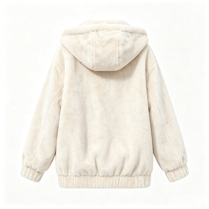 Veste à capuche douce d'hiver pour femmes