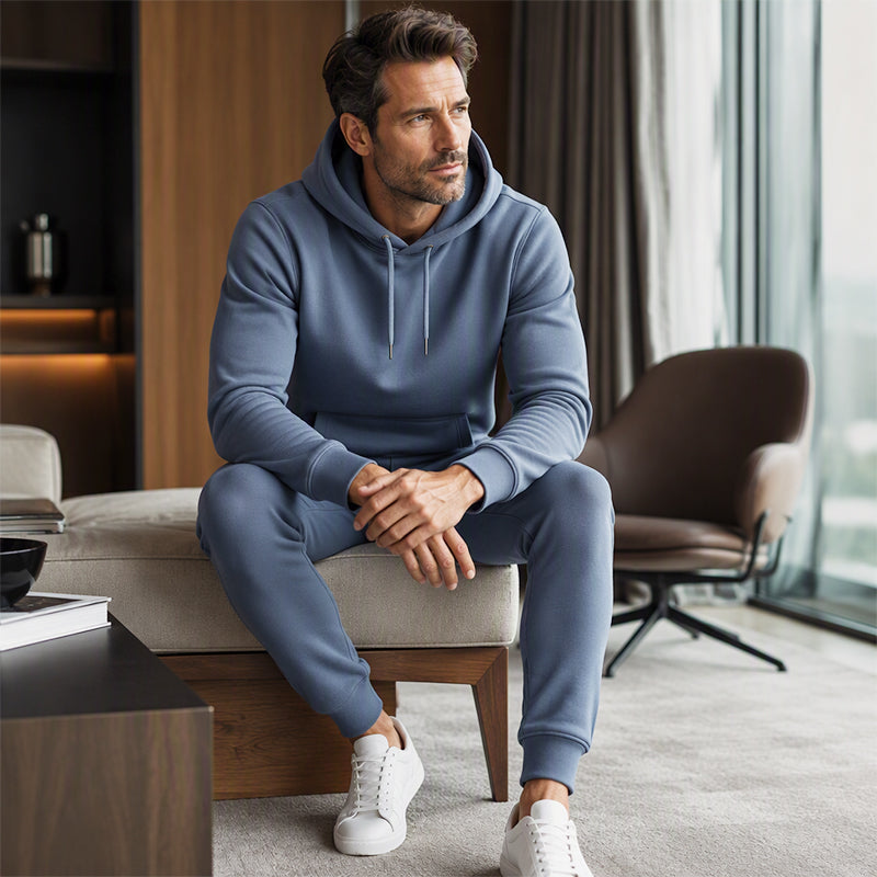 Survêtement Capuche Homme - Ensemble de Jogging 2 Pièces Casual et Sport