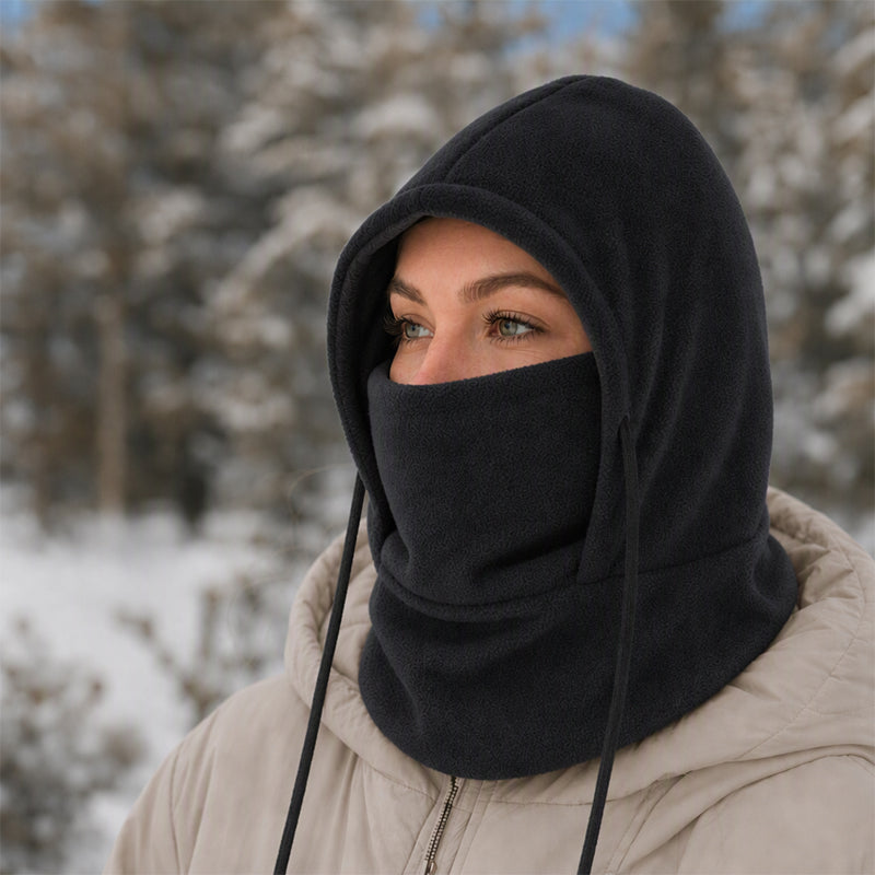 Cagoule de cyclisme thermique et coupe-vent unisexe